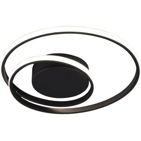 LED Plafondlamp Trion Zobun 22W - 2200lm, Dimbaar, Mat Zwart LED Plafondlamp Trion Zobun 22W - 2200lm, Dimbaar, Mat Zwart