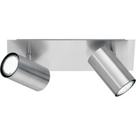 Trion Mary LED ceiling spotlight 2-light matte nickel (GU10) Trion Mary LED ceiling spotlight 2-light matte nickel (GU10)