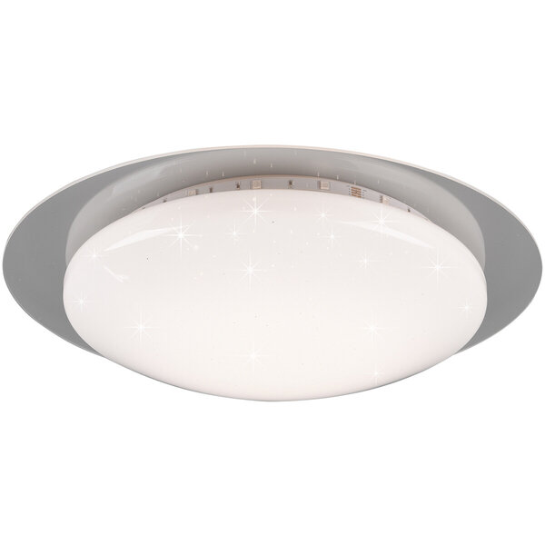 HLW LED LED Plafondlamp - Plafondverlichting - Trion Bolbi - 8.5W - Aanpasbare Kleur - RGBW - Afstandsbediening - Dimbaar - Rond - Mat Wit - Kunststof HLW LED LED Plafondlamp - Plafondverlichting - Trion Bolbi - 8.5W - Aanpasbare Kleur - RGBW - Afstandsbediening - Dimbaar - Rond - Mat Wit - Kunststof