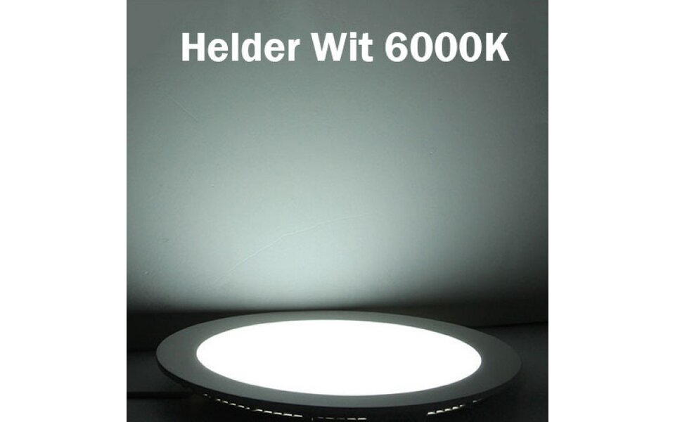HLW LED LED Downlight 6 Pack - Opbouw Vierkant 18W - Helder/Koud Wit 6000K - Mat Wit Aluminium - 225mm
