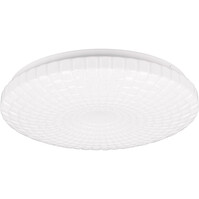 Trion Gekko LED Ceiling Light 16W 1900lm 3000K Matte White
