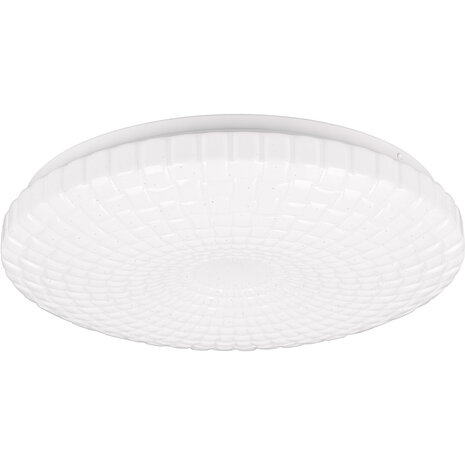 LED Plafondlamp - Plafondverlichting - Trion Gekko - 16W - Warm Wit 3000K - Rond - Mat Wit - Kunststof LED Plafondlamp - Plafondverlichting - Trion Gekko - 16W - Warm Wit 3000K - Rond - Mat Wit - Kunststof