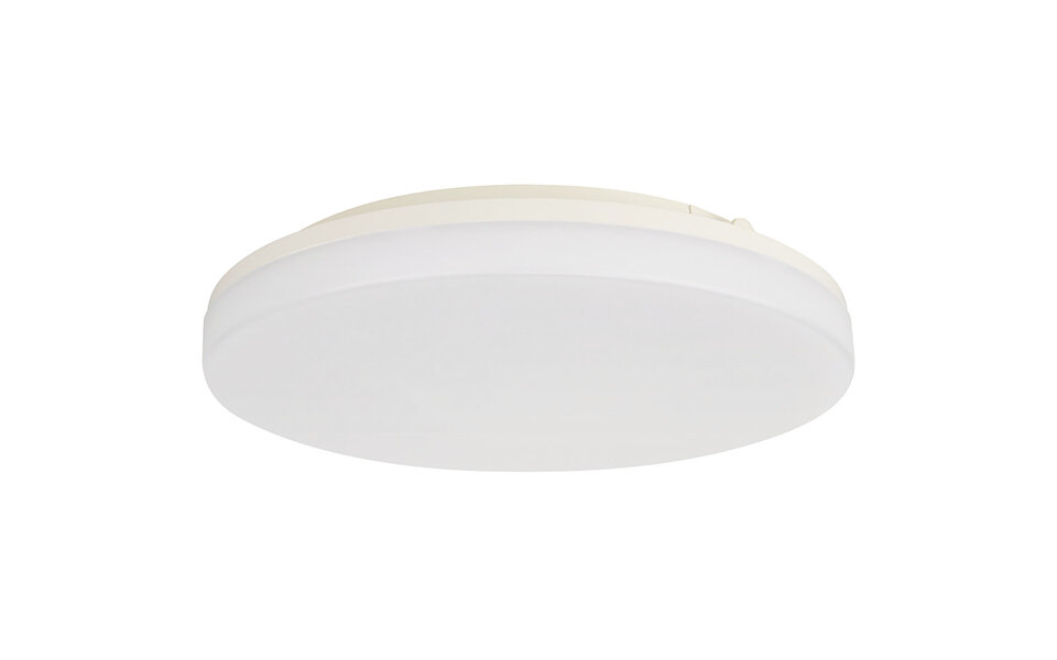 HLW LED LED Plafondlamp - Plafondverlichting - Badkamerlamp - Andres - Opbouw Rond 20W - Waterdicht IP54 - Helder/Koud Wit 6400K - Mat Wit - Kunststof