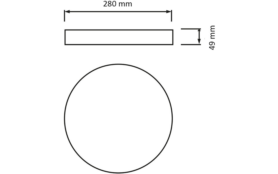 HLW LED LED Plafondlamp - Plafondverlichting - Badkamerlamp - Andres - Opbouw Rond 20W - Waterdicht IP54 - Helder/Koud Wit 6400K - Mat Wit - Kunststof