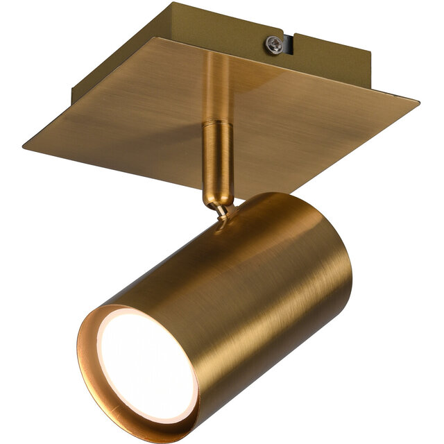 Trion Monla 1-lichts LED plafondspot antiek koper (GU10) Binnenverlichting