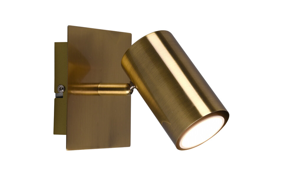 HLW LED LED Plafondspot - Trion Monla - GU10 Fitting - 1-lichts - Rond - Antiek Koper - Aluminium