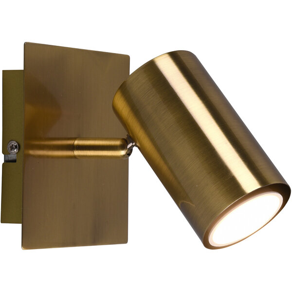 HLW LED LED Plafondspot - Trion Monla - GU10 Fitting - 1-lichts - Rond - Antiek Koper - Aluminium