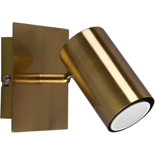 HLW LED LED Plafondspot - Trion Monla - GU10 Fitting - 1-lichts - Rond - Antiek Koper - Aluminium