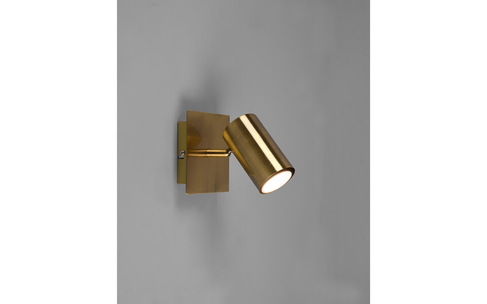 HLW LED LED Plafondspot - Trion Monla - GU10 Fitting - 1-lichts - Rond - Antiek Koper - Aluminium