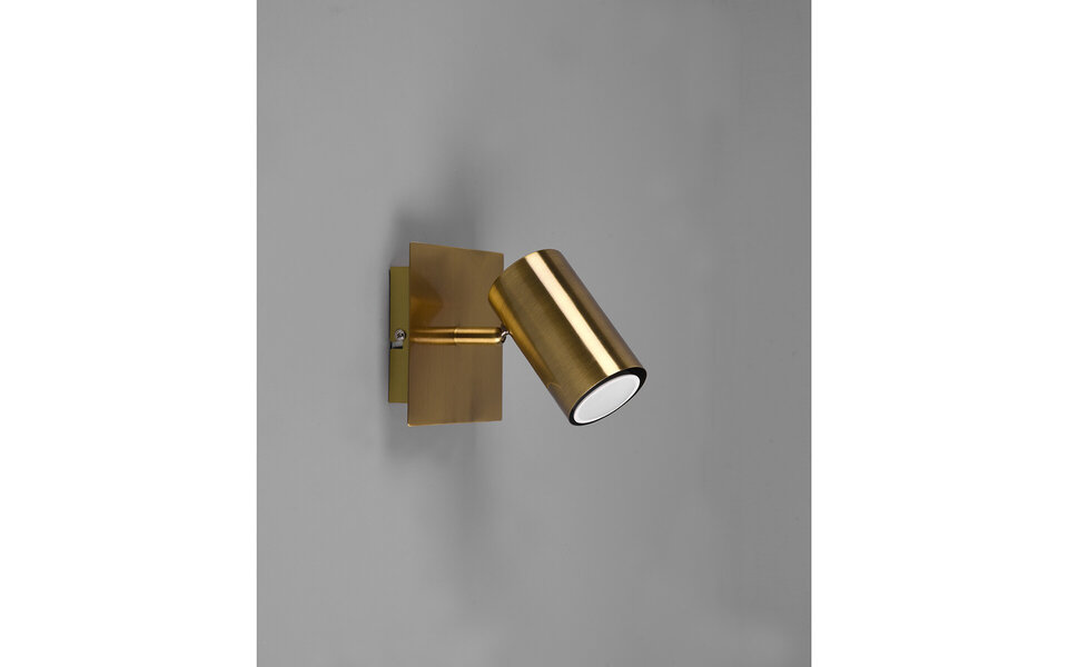 HLW LED LED Ceiling Spotlight - Trion Monla - GU10 Fitting - 1-light - Round - Antique Copper - Aluminum
