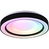 Trion Aroma LED Plafondlamp 22W RGBW Mat Zwart Binnenverlichting