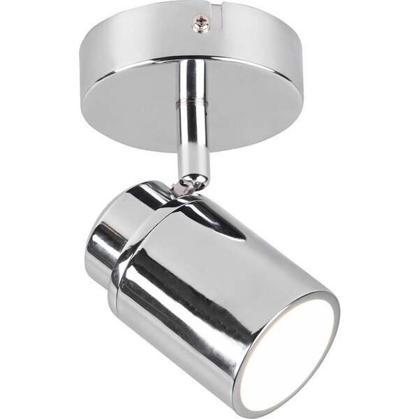 HLW LED LED Wandspot - Trion Artion - GU10 Fitting - Spatwaterdicht IP44 - Rond - Mat Chroom - Aluminium HLW LED LED Wandspot - Trion Artion - GU10 Fitting - Spatwaterdicht IP44 - Rond - Mat Chroom - Aluminium