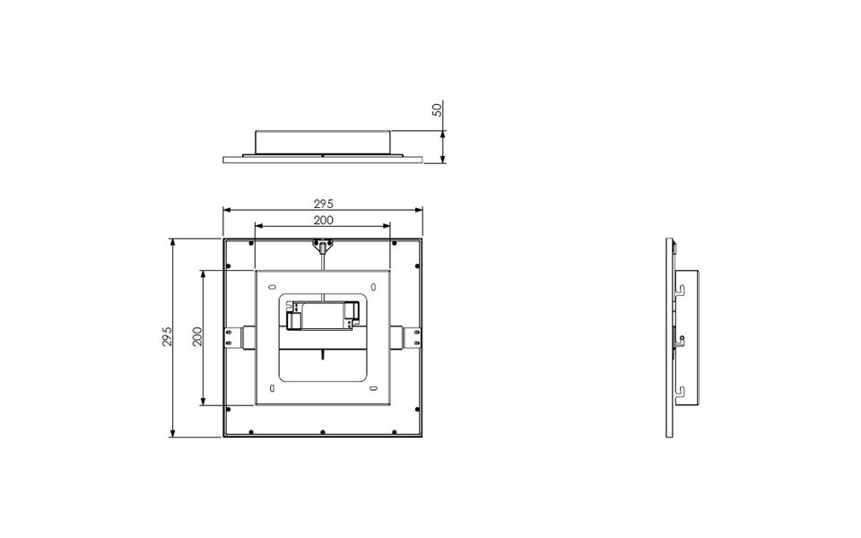 HLW LED LED Ceiling Light - Ceiling Lighting - Trion Alina - 13.5W - Warm White 3000K - Matte Black - Aluminum - 30cm