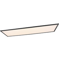 Trion Alina LED plafondlamp 120 cm mat zwart 34W 4200 lm