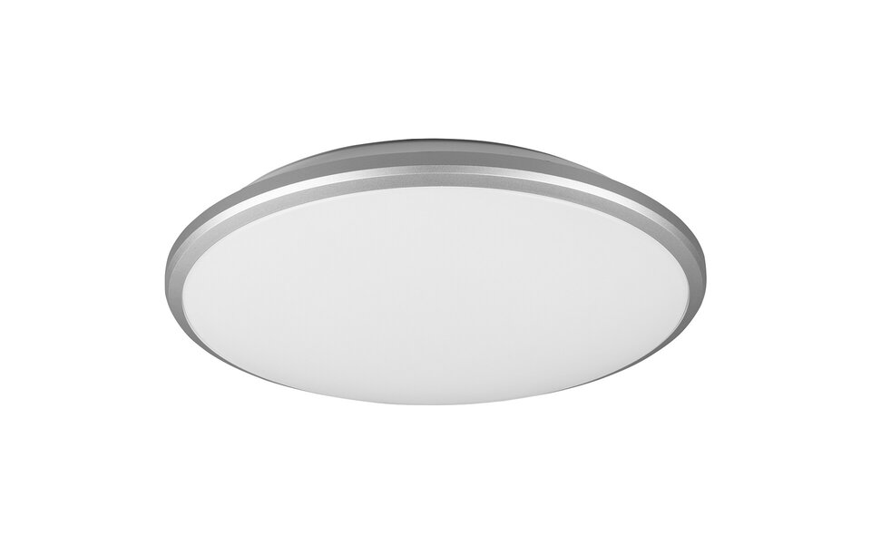HLW LED LED Ceiling Light - Ceiling Lighting - Trion Lombis - 20.5W - Warm White 3000K - Dimmable - Round - Matte Titanium - Plastic