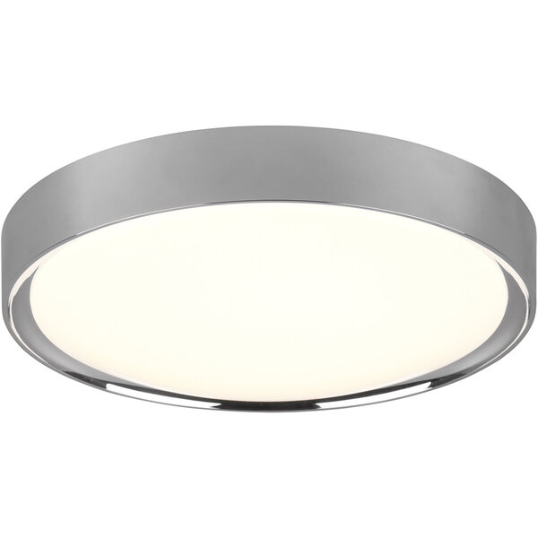 HLW LED LED Plafondlamp - Badkamerlamp - Trion Clirno - 18W - Warm Wit 3000K - Spatwaterdicht IP44 - Opbouw Rond - Mat Chroom - Kunststof HLW LED LED Plafondlamp - Badkamerlamp - Trion Clirno - 18W - Warm Wit 3000K - Spatwaterdicht IP44 - Opbouw Rond - Mat Chroom - Kunststof