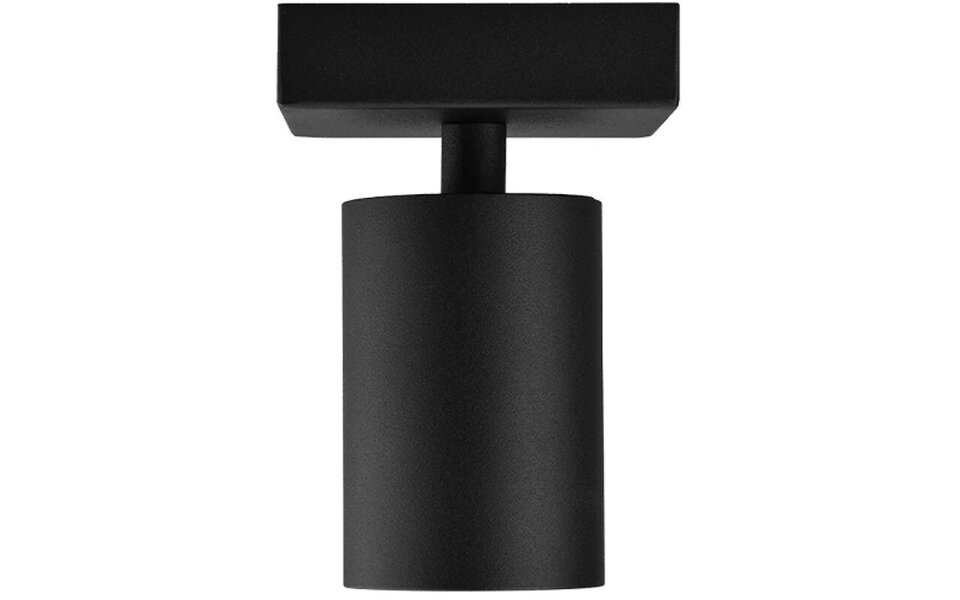 HLW LED LED Plafondspot - Brinton Betin - GU10 Fitting - 1-lichts - Rond - Mat Zwart - Kantelbaar - Aluminium - Philips - CorePro 827 36D - 3.5W - Warm Wit 2700K