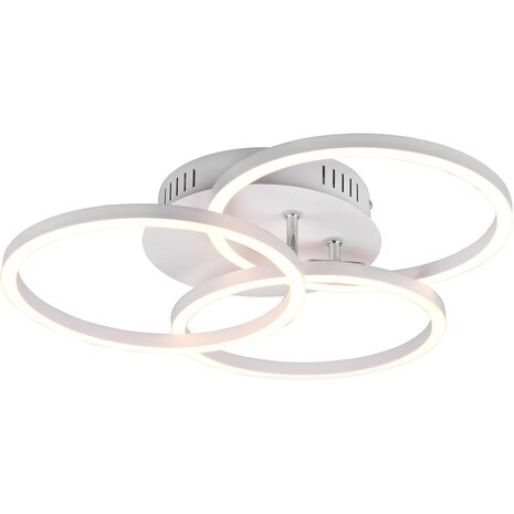 LED Plafondlamp - Plafondverlichting - Trion Corcol - 27W - Aanpasbare Kleur - Rond - Mat Wit - Aluminium LED Plafondlamp - Plafondverlichting - Trion Corcol - 27W - Aanpasbare Kleur - Rond - Mat Wit - Aluminium