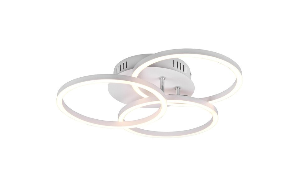 HLW LED LED Plafondlamp - Plafondverlichting - Trion Corcol - 27W - Aanpasbare Kleur - Rond - Mat Wit - Aluminium HLW LED LED Plafondlamp - Plafondverlichting - Trion Corcol - 27W - Aanpasbare Kleur - Rond - Mat Wit - Aluminium