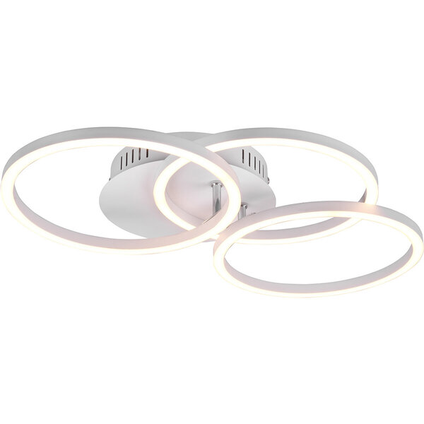 HLW LED LED Plafondlamp - Plafondverlichting - Trion Corcol - 27W - Aanpasbare Kleur - Rond - Mat Wit - Aluminium HLW LED LED Plafondlamp - Plafondverlichting - Trion Corcol - 27W - Aanpasbare Kleur - Rond - Mat Wit - Aluminium