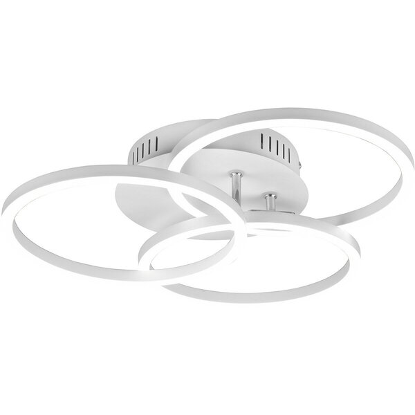 HLW LED LED Plafondlamp - Plafondverlichting - Trion Corcol - 27W - Aanpasbare Kleur - Rond - Mat Wit - Aluminium HLW LED LED Plafondlamp - Plafondverlichting - Trion Corcol - 27W - Aanpasbare Kleur - Rond - Mat Wit - Aluminium