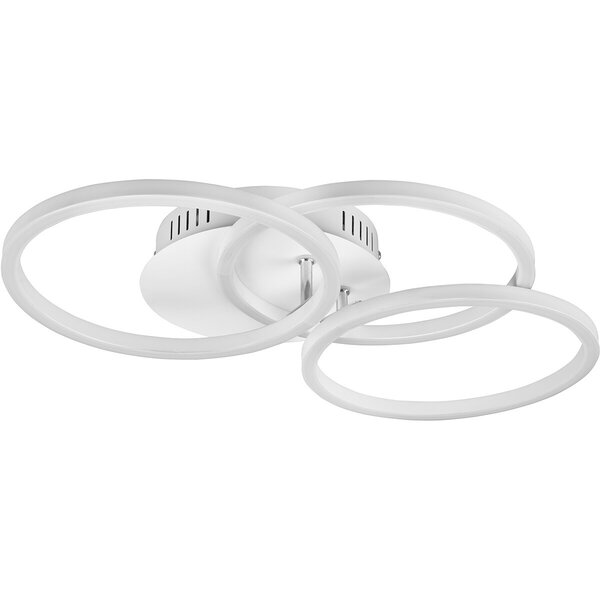 HLW LED LED Plafondlamp - Plafondverlichting - Trion Corcol - 27W - Aanpasbare Kleur - Rond - Mat Wit - Aluminium HLW LED LED Plafondlamp - Plafondverlichting - Trion Corcol - 27W - Aanpasbare Kleur - Rond - Mat Wit - Aluminium