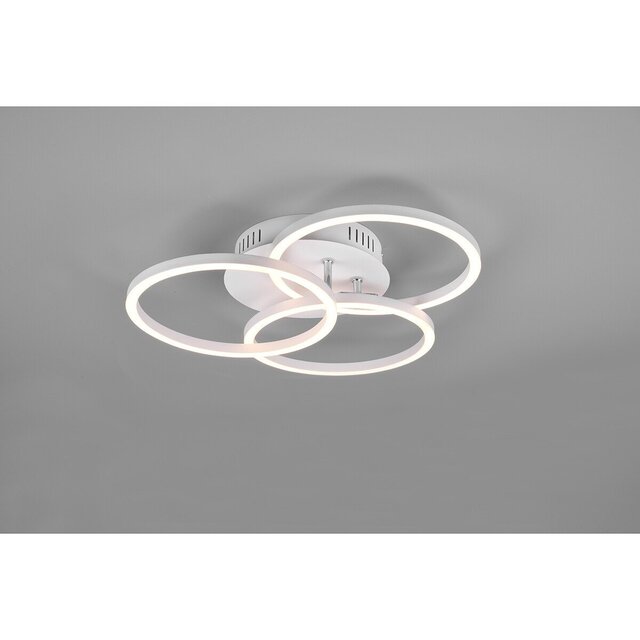 HLW LED LED Ceiling Lamp - Ceiling Lighting - Trion Corcol - 27W - Adjustable Color - Round - Matte White - Aluminum HLW LED LED Ceiling Lamp - Ceiling Lighting - Trion Corcol - 27W - Adjustable Color - Round - Matte White - Aluminum