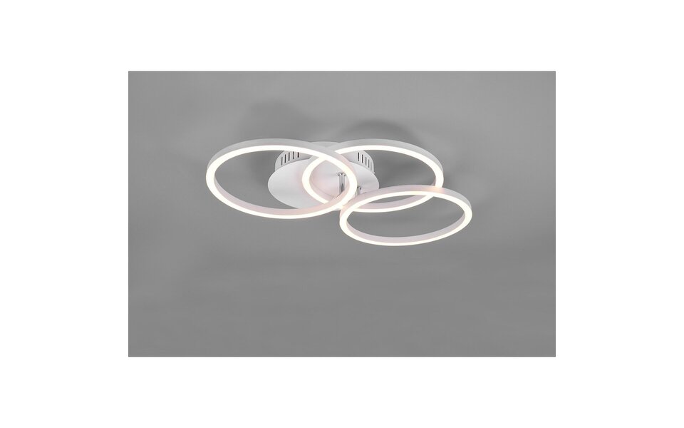 HLW LED LED Plafondlamp - Plafondverlichting - Trion Corcol - 27W - Aanpasbare Kleur - Rond - Mat Wit - Aluminium HLW LED LED Plafondlamp - Plafondverlichting - Trion Corcol - 27W - Aanpasbare Kleur - Rond - Mat Wit - Aluminium