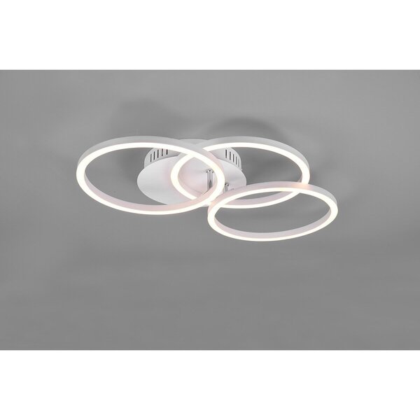 HLW LED LED Plafondlamp - Plafondverlichting - Trion Corcol - 27W - Aanpasbare Kleur - Rond - Mat Wit - Aluminium HLW LED LED Plafondlamp - Plafondverlichting - Trion Corcol - 27W - Aanpasbare Kleur - Rond - Mat Wit - Aluminium