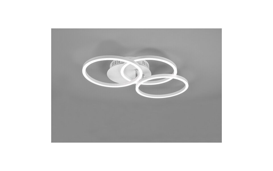 HLW LED LED Plafondlamp - Plafondverlichting - Trion Corcol - 27W - Aanpasbare Kleur - Rond - Mat Wit - Aluminium HLW LED LED Plafondlamp - Plafondverlichting - Trion Corcol - 27W - Aanpasbare Kleur - Rond - Mat Wit - Aluminium