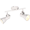 Trion Sanita LED Ceiling Spotlight 2-light points Antique White E14