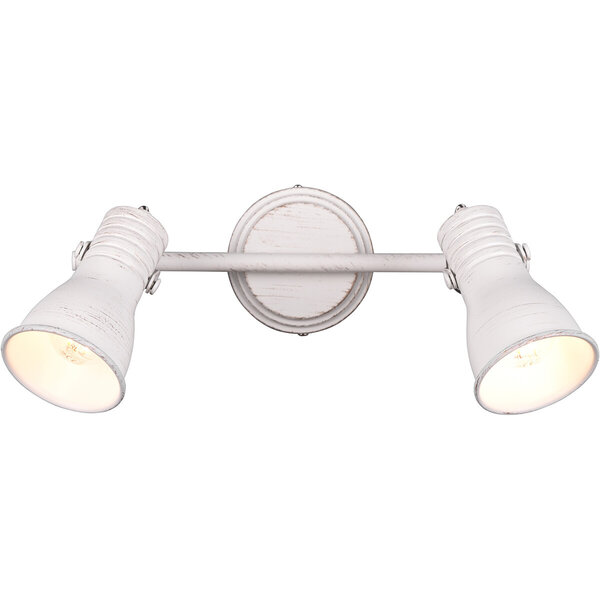 HLW LED LED Plafondspot - Plafondverlichting - Trion Sanita - E14 Fitting - 2-lichts - Rechthoek - Antiek Wit - Aluminium HLW LED LED Plafondspot - Plafondverlichting - Trion Sanita - E14 Fitting - 2-lichts - Rechthoek - Antiek Wit - Aluminium