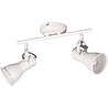 HLW LED LED Ceiling Spotlight - Ceiling Lighting - Trion Sanita - E14 Fitting - 2 Lights - Rectangular - Antique White - Aluminum