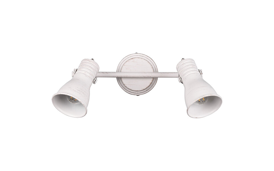 HLW LED LED Ceiling Spotlight - Ceiling Lighting - Trion Sanita - E14 Fitting - 2 Lights - Rectangular - Antique White - Aluminum