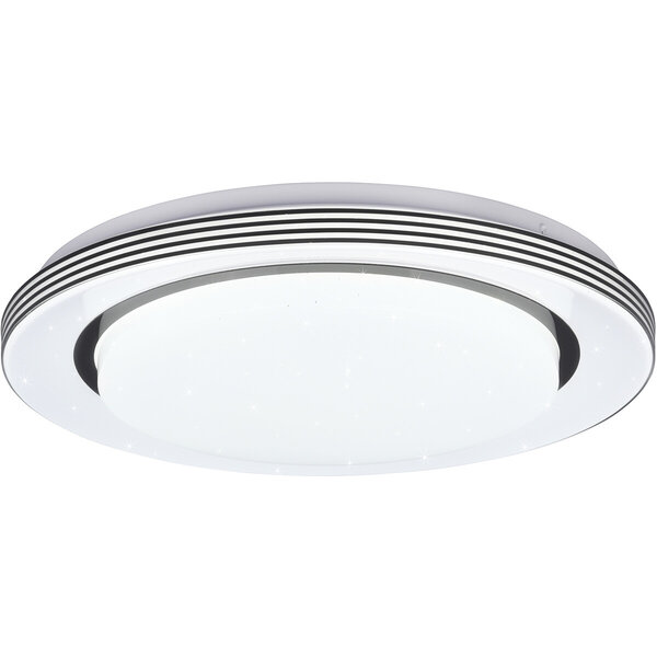 HLW LED LED Plafondlamp - Plafondverlichting - Trion Atras - 18W - Aanpasbare Kleur - Afstandsbediening - Dimbaar - Sterlicht - Rond - Mat Zwart - Kunststof HLW LED LED Plafondlamp - Plafondverlichting - Trion Atras - 18W - Aanpasbare Kleur - Afstandsbediening - Dimbaar - Sterlicht - Rond - Mat Zwart - Kunststof
