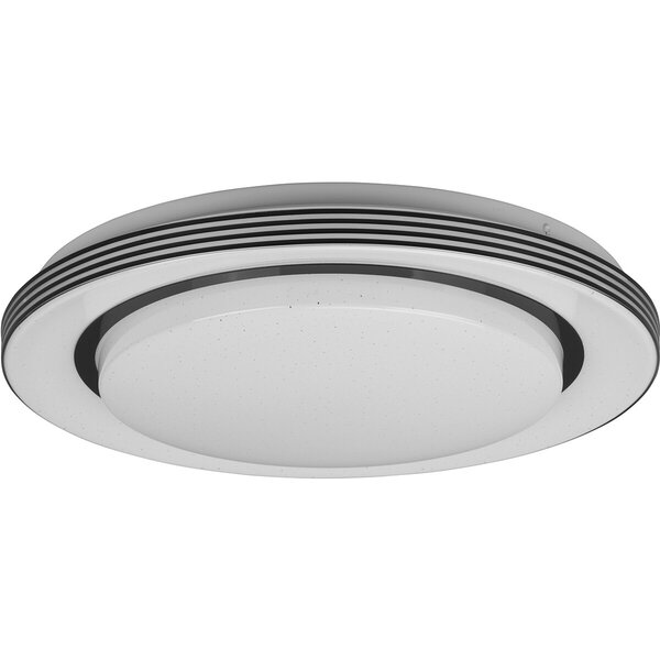 HLW LED LED Plafondlamp - Plafondverlichting - Trion Atras - 18W - Aanpasbare Kleur - Afstandsbediening - Dimbaar - Sterlicht - Rond - Mat Zwart - Kunststof HLW LED LED Plafondlamp - Plafondverlichting - Trion Atras - 18W - Aanpasbare Kleur - Afstandsbediening - Dimbaar - Sterlicht - Rond - Mat Zwart - Kunststof