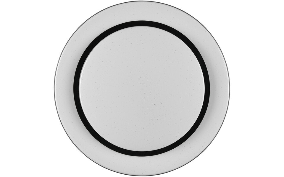 HLW LED LED Ceiling Lamp - Ceiling Lighting - Trion Atras - 18W - Adjustable Color - Remote Control - Dimmable - Star Light - Round - Matte Black - Plastic