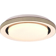 Trion Atras LED plafondlamp mat zwart dimbaar 3000-6000K