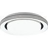 Mat zwarte ronde LED plafondlamp met dimbare lichtkleur van 3000-6000K en 1080 lumen lichtopbrengst