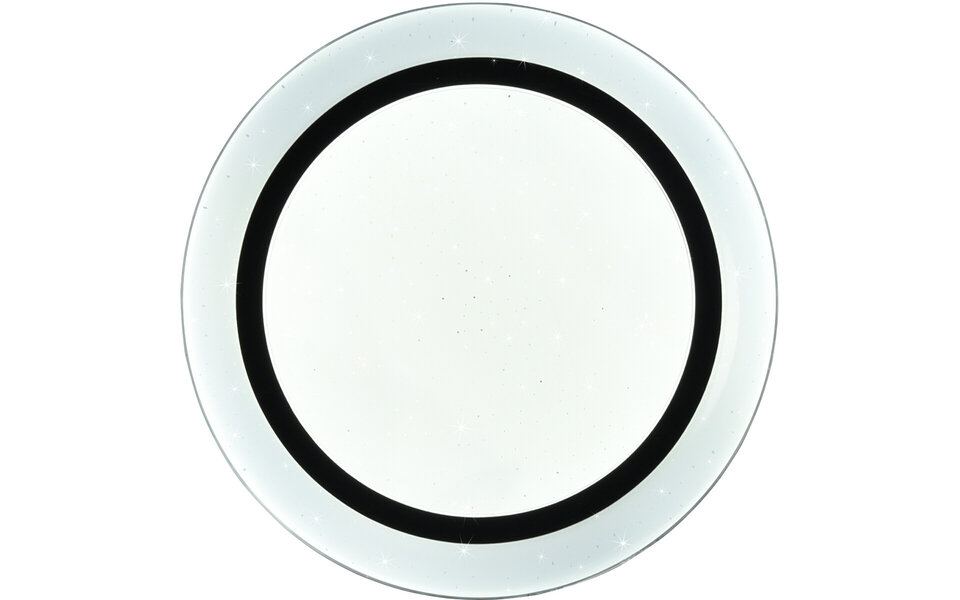 HLW LED LED Ceiling Light - Ceiling Lighting - Trion Atras - 10.5W - Adjustable Color - Remote Control - Dimmable - Star Light - Round - Matte Black - Plastic