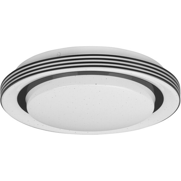 HLW LED LED Plafondlamp - Plafondverlichting - Trion Atras - 10.5W - Aanpasbare Kleur - Afstandsbediening - Dimbaar - Sterlicht - Rond - Mat Zwart - Kunststof HLW LED LED Plafondlamp - Plafondverlichting - Trion Atras - 10.5W - Aanpasbare Kleur - Afstandsbediening - Dimbaar - Sterlicht - Rond - Mat Zwart - Kunststof