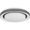 HLW LED LED Ceiling Light - Ceiling Lighting - Trion Atras - 10.5W - Adjustable Color - Remote Control - Dimmable - Star Light - Round - Matte Black - Plastic