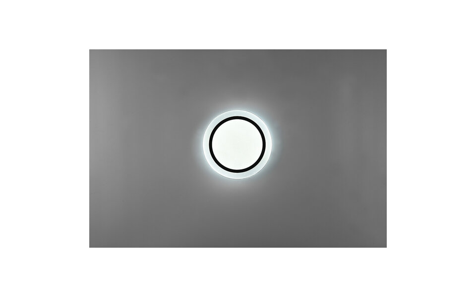 HLW LED LED Ceiling Light - Ceiling Lighting - Trion Atras - 10.5W - Adjustable Color - Remote Control - Dimmable - Star Light - Round - Matte Black - Plastic