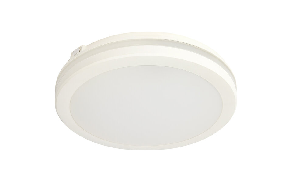 HLW LED LED Plafondlamp - Kozolux Scarly - 30W 2700lm - Helder/Koud Wit 6400K - IP65 - Rond - Wit