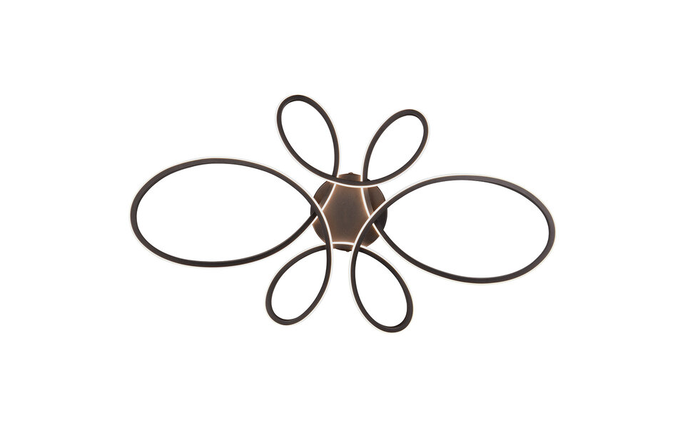 HLW LED LED Plafondlamp - Plafondverlichting - Trion Crowl - 32W - Natuurlijk Wit 4000K - Dimbaar - Mat Zwart - Metaal HLW LED LED Plafondlamp - Plafondverlichting - Trion Crowl - 32W - Natuurlijk Wit 4000K - Dimbaar - Mat Zwart - Metaal