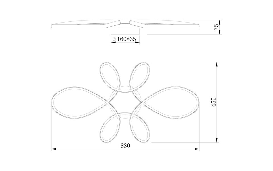 HLW LED LED Plafondlamp - Plafondverlichting - Trion Crowl - 32W - Natuurlijk Wit 4000K - Dimbaar - Mat Zwart - Metaal HLW LED LED Plafondlamp - Plafondverlichting - Trion Crowl - 32W - Natuurlijk Wit 4000K - Dimbaar - Mat Zwart - Metaal