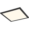 HLW LED LED Ceiling Light - Ceiling Lighting - Trion Atex - 13W - RGBW - Dimmable - Adjustable Color - Remote Control - Night Light - Matte Black - Metal