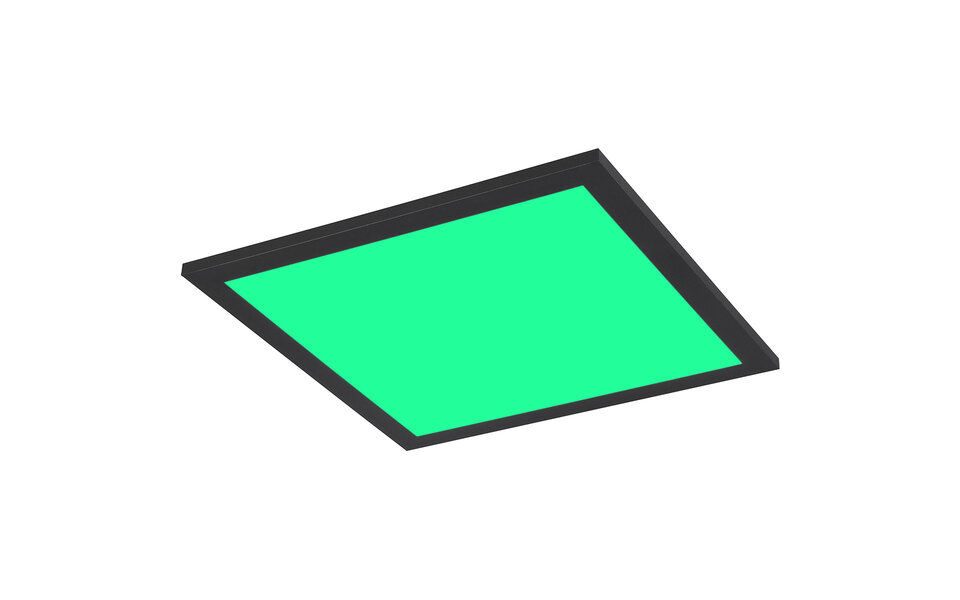 HLW LED LED Plafondlamp - Plafondverlichting - Trion Atex - 13W - RGBW - Dimbaar - Aanpasbare Kleur - Afstandsbediening - Nachtlamp - Mat Zwart - Metaal HLW LED LED Plafondlamp - Plafondverlichting - Trion Atex - 13W - RGBW - Dimbaar - Aanpasbare Kleur - Afstandsbediening - Nachtlamp - Mat Zwart - Metaal