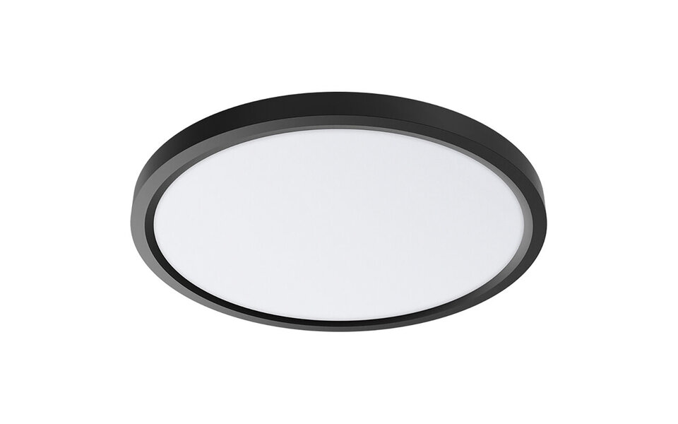 HLW LED LED Plafondlamp - Brinton Jin - 45W 5280lm - Aanpasbare Lichtkleur 3000K-4000K-6500K - Ø500 mm - Opbouw - Rond - Zwart