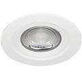 LED Inbouwspot - Brinton - 7W 630lm 38D - IP54 Waterdicht - 865 Helder/Koud Wit 6500K - Rond - Wit LED Inbouwspot - Brinton - 7W 630lm 38D - IP54 Waterdicht - 865 Helder/Koud Wit 6500K - Rond - Wit